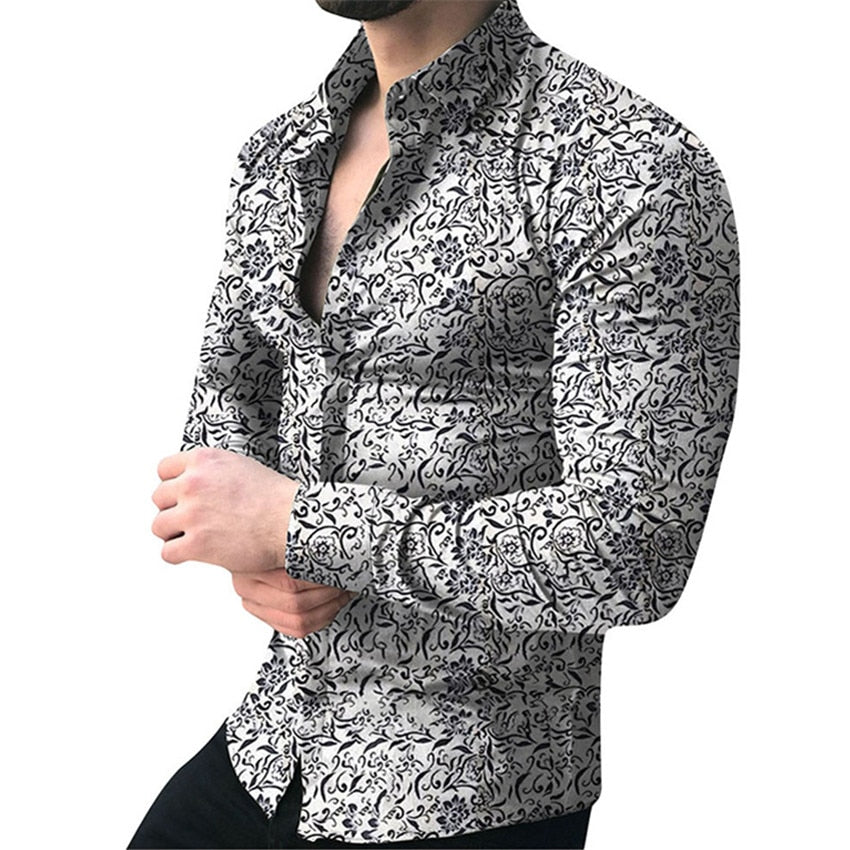 Men Shirt Long Sleeve