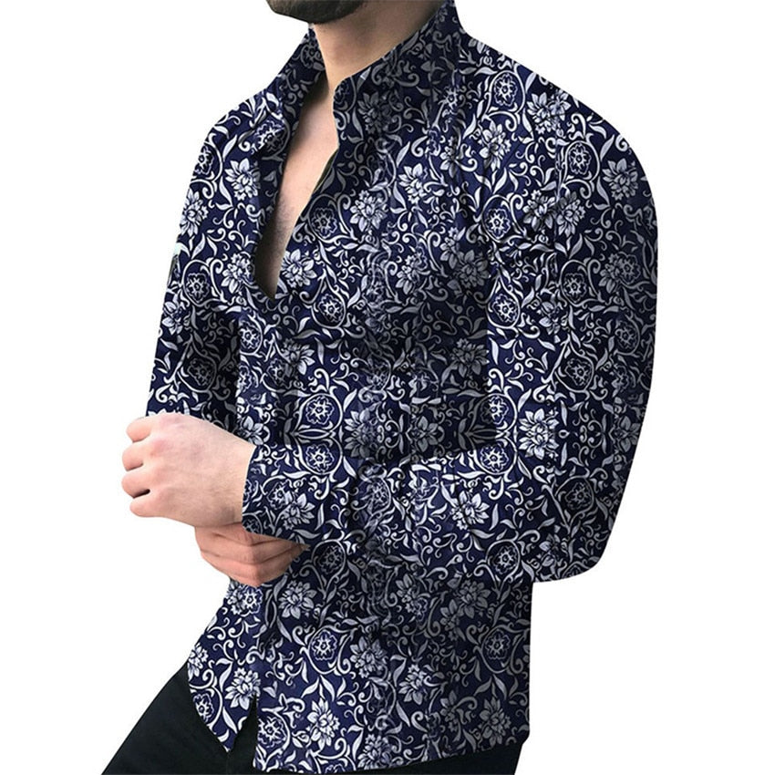 Men Shirt Long Sleeve