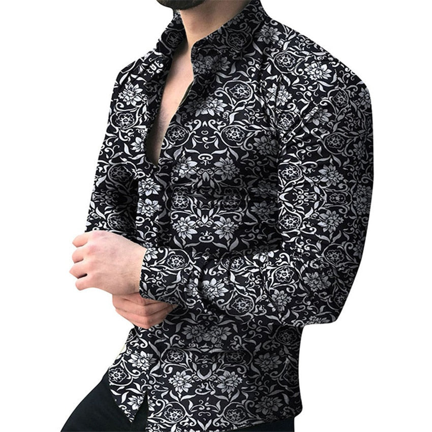 Men Shirt Long Sleeve